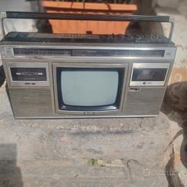 radio tv sharp boombox ghettoblaster 10p-35g