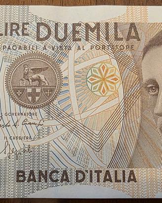 Banconota 2.000 (duemila) lire 1990 Tripla A