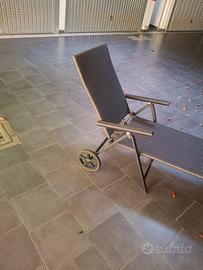 2 lettini da giardino