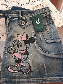 Minigonna jeans Minnie