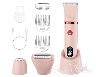 Rasoio elettrico donna Viso Bikini Corpo Impermeab