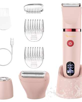 Rasoio elettrico donna Viso Bikini Corpo Impermeab
