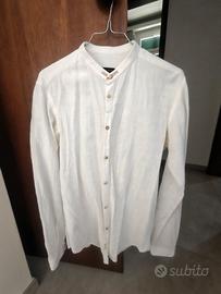 Camicia lino coreana ZARA Uomo taglia S