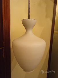 Lampadario vintage in ceramica