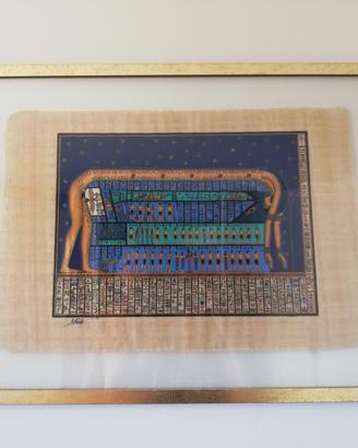 Papiro originale Egiziano dipinto a mano