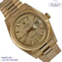 ROLEX  Day-Date 1803 President Linen dial gold