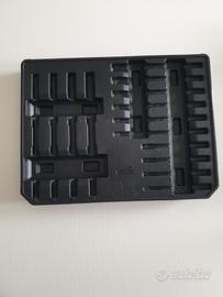 Vassoio inserto preformato punte trapano Makita 