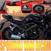 YAMAHA MT 125cc ANNO 2017 x RICAMBI