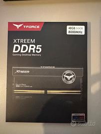 TFORCE XTREEM RAM DDR5 48gb (2x24GB) 8000mhz CL38