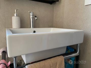 Lavabo in ceramica CATALANO 50x50 con ribonetto
