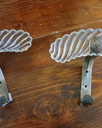 coppia appendiabiti  murano vintage