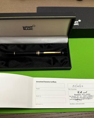 Montblanc Meisterstück Roller Scatola  certificato