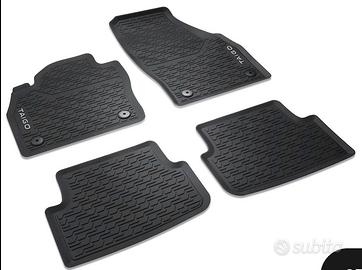 KIT Tappetini gomma VW Taigo nuovi + vasca baule