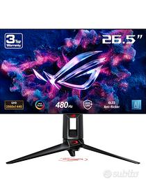 Monitor Professionale Asus ROG Swift OLED 27", QHD