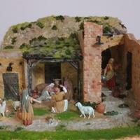 presepe completo e tutto costruito 