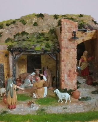 presepe completo e tutto costruito 