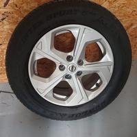 cerchi originali Nissan 17" e pneumatici invernali