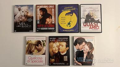 7 DVD film romantici e drammatici – lotto completo