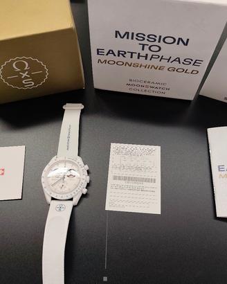 Swatch Mission ti Earth Phase  moonshibe gold