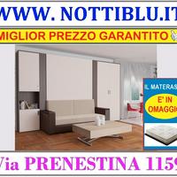 Letto a Scomparsa MAGNUM 2p + MATERASSO OMAGGIO