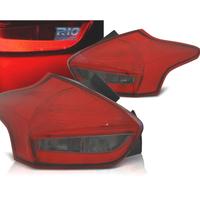 FANALI FORD FOCUS 3 HATCHBACK 14- BAR LED ROSSO AF