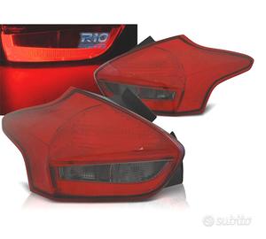 FANALI FORD FOCUS 3 HATCHBACK 14- BAR LED ROSSO AF