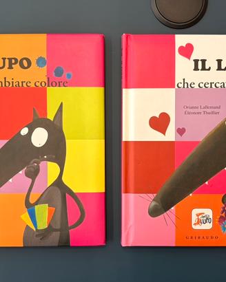 2 libri per bambini “Le mie storie di Lupo”