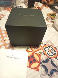 custodia orologio hamilton