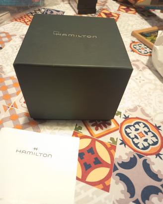 custodia orologio hamilton
