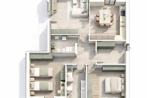 Appartamento di 152 m² con 4 locali e box auto dop
