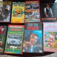 14 videocassette originali+1dvd originale 