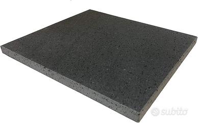 Piastra in pietra lavica naturale dell'Etna bbq