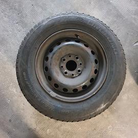 5 cerchi con gomme Fiat 4x98 165 80 13 invernali