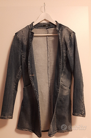 Cappottino elasticizzato in jeans