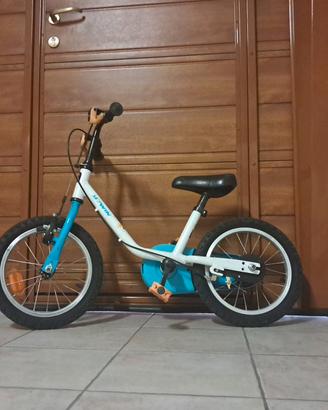 bici con pedali senza rotelle 3-4-5 anni