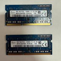 8GB RAM DDR3L 1600MHz (2x4GB) SK Hynix PC3L