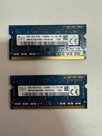 8GB RAM DDR3L 1600MHz (2x4GB) SK Hynix PC3L