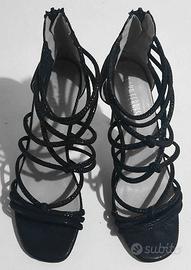 Scarpe nere n 38 con tacco eleganti Lora Ferres