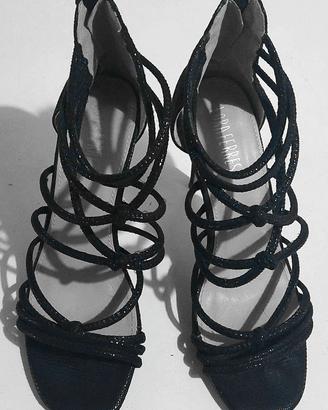 Scarpe nere n 38 con tacco eleganti Lora Ferres