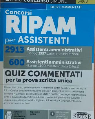Libro per la preparazione Concorsi Pubblici RIPAM