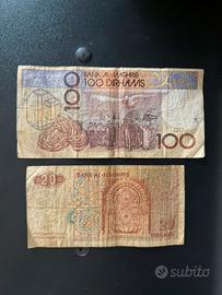 2 banconote Marocco