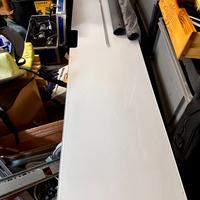 Piano di vetro ikea 180 cm bianco