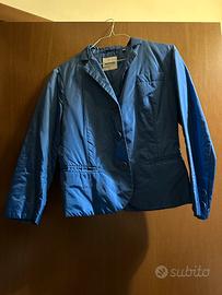 Aspesi giacca corta slim blazer bluette donna