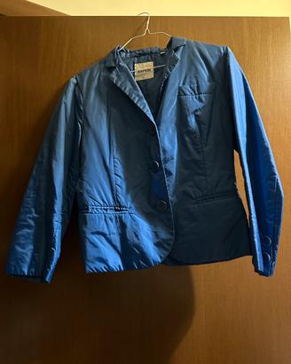 Aspesi giacca corta slim blazer bluette donna