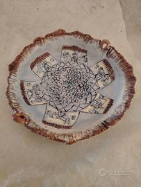 Ciotola in ceramica artigianale sardo Olianas 