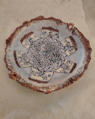 Ciotola in ceramica artigianale sardo Olianas 