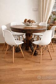 Tavolo rotondo Neorinascimentale fine ‘800 firmato