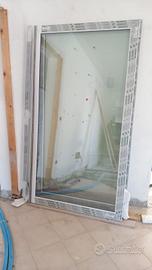 infissi nuovi imballati triplo vetro bianco PVC