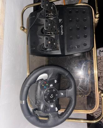 Xbox serie S con volante logitech