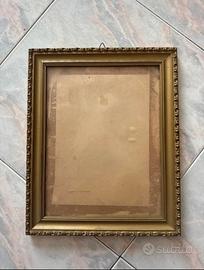 Cornice dorata legno e gesso, inizi XX secolo
